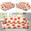 Strawberry Pattern Print Design SB02 Sofa Slipcover