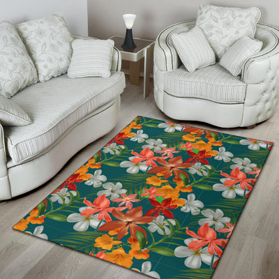 Amaryllis Pattern Print Design AL06 Area Rugs