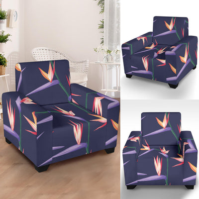 Bird Of Paradise Pattern Print Design BOP015 Armchair Slipcover