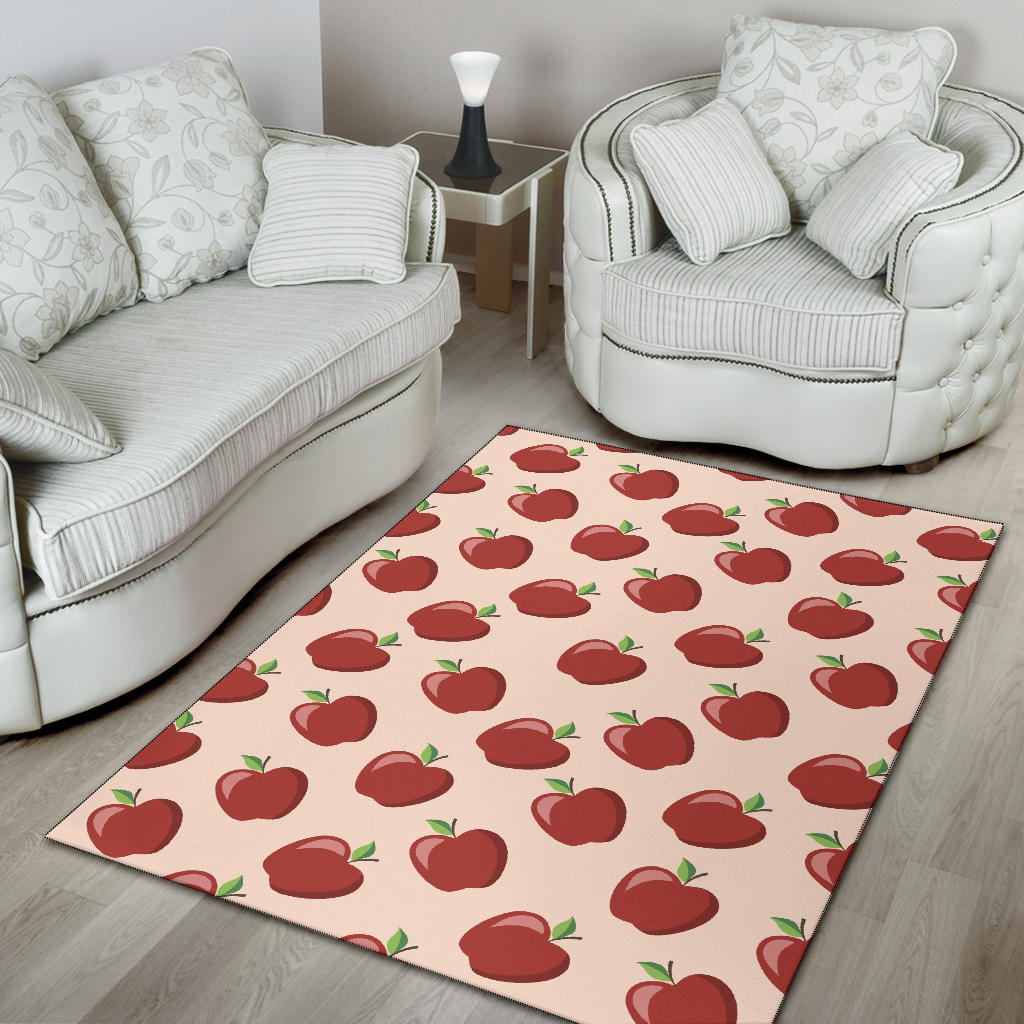 Apple Pattern Print Design AP01 Area Rugs