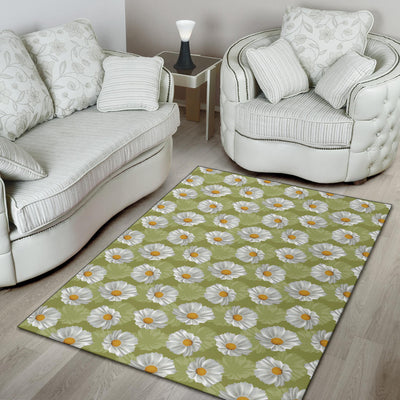 Daisy Pattern Print Design DS06 Area Rugs