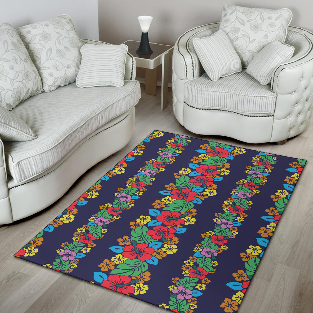 Hawaiian Themed Pattern Print Design H03 Area Rugs