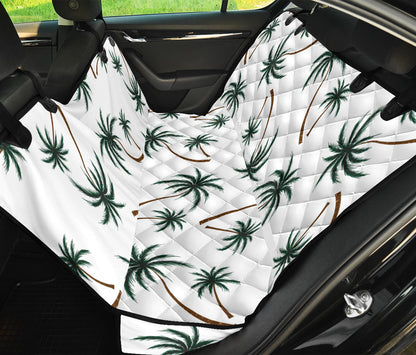 Palm Tree Pattern Print Design PT07 Rear Dog  Seat Cover