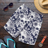 Skull Floral Beautiful Mens Shorts