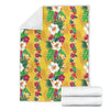 Hawaiian Themed Pattern Print Design H09 Fleece Blanket