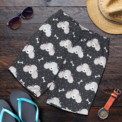 Poodle Pattern Print Design A03 Mens Shorts