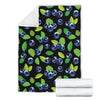 Blueberry Pattern Print Design BB03 Fleece Blanket