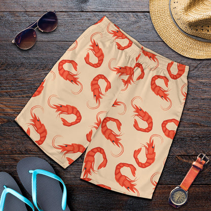 Prawn Pattern Print Design 02 Mens Shorts