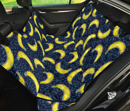 Banana Pattern Print Design BA09 Rear Dog  Seat Cover