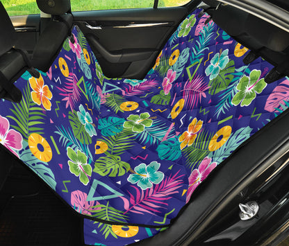 Hawaiian Themed Pattern Print Design H014 Rear Dog  Seat Cover