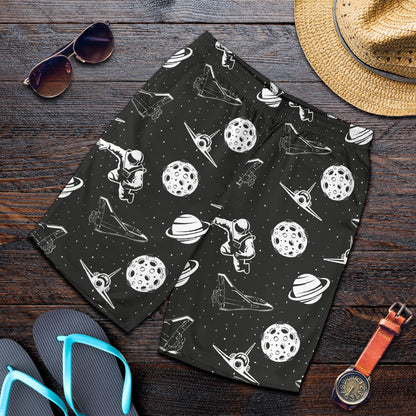 Space Astronauts Print Mens Shorts