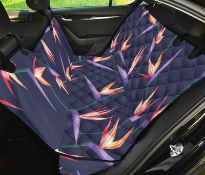 Bird Of Paradise Pattern Print Design BOP015 Rear Dog  Seat Cover