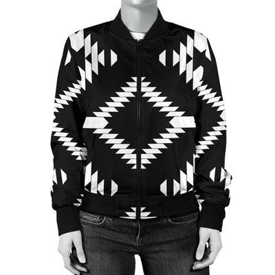 Native Pattern Print Design A04 Women's Bomber Jacket