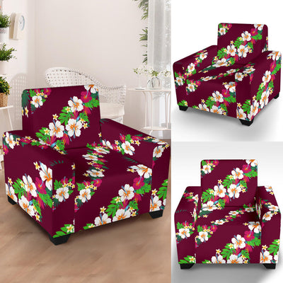 Hawaiian Themed Pattern Print Design H06 Armchair Slipcover