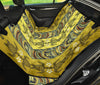 Polynesian Turtle Hawaiian Design Print Rear Dog  Seat Cover