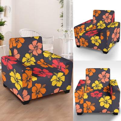 Hibiscus Pattern Print Design HB024 Armchair Slipcover