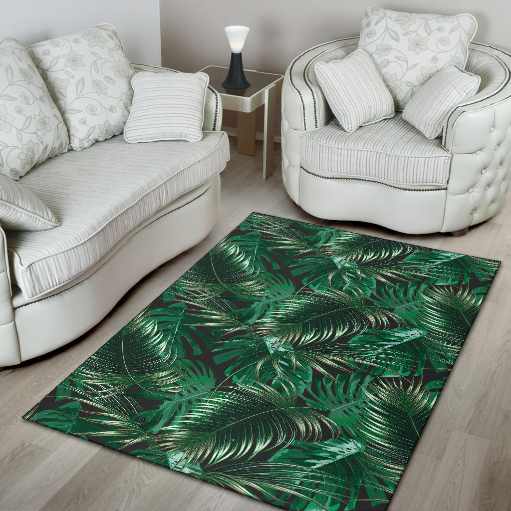 Tropical Flower Pattern Print Design TF012 Area Rugs