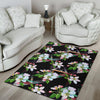 Apple Blossom Pattern Print Design AB07 Area Rugs