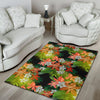 Amaryllis Pattern Print Design AL07 Area Rugs