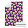 Cupcake Pattern Print Design CP07 Fleece Blanket