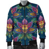 lotus Boho Pattern Print Design LO04 Men Bomber Jacket