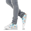 Unicorn Rainbow White Bottom Low Top Shoes