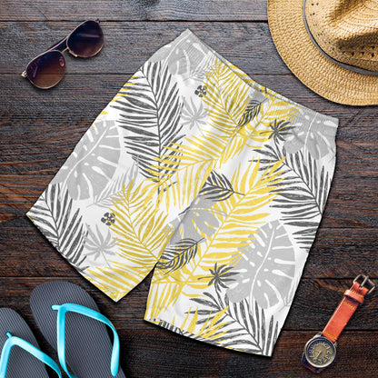 Palm Leaves Pattern Print Design PL012 Mens Shorts