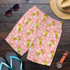 Bee Pattern Print Design BEE07 Mens Shorts