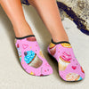 Cupcake Pattern Print Design CP05 Aqua Water Shoes