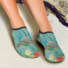 Sea Turtle Pattern Print Design T012 Aqua Water Shoes