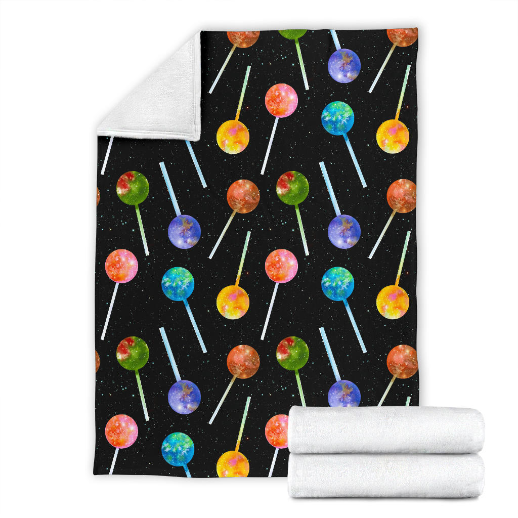 Lollipop Pattern Print Design LL04 Fleece Blanket