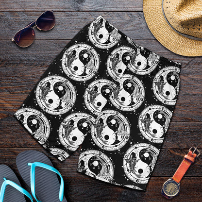 Yin Yang Koi Fish Mens Shorts