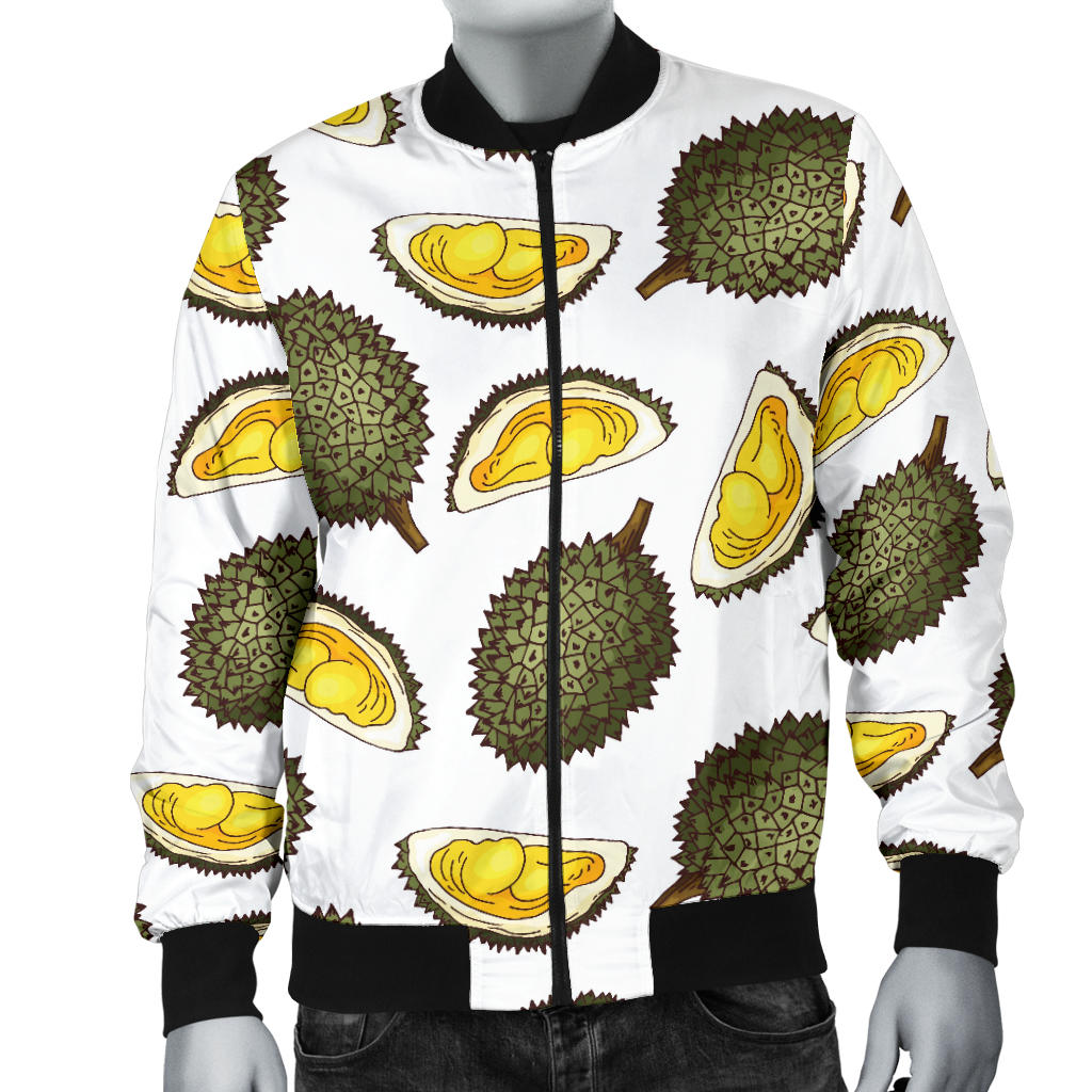 Durian Pattern Print Design DR03 Men Bomber Jacket