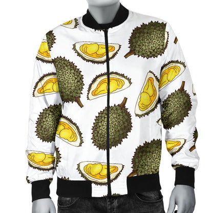 Durian Pattern Print Design DR03 Men Bomber Jacket