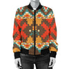 Native Pattern Print Design A01 Women's Bomber Jacket