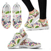 Butterfly Colorful Indian Style Sneakers White Bottom Shoes