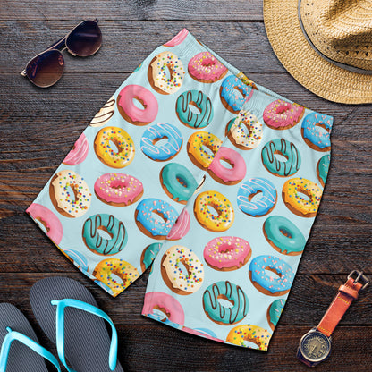 Donut Pattern Print Design DN05 Mens Shorts