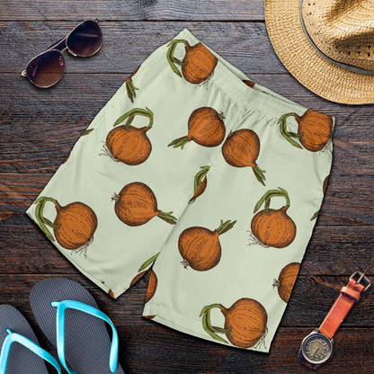Onion Pattern Print Design A05 Mens Shorts
