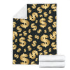 Dollar Pattern Print Design DO04 Fleece Blanket