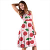 Cherry Pattern Print Design CH02 Midi Dress