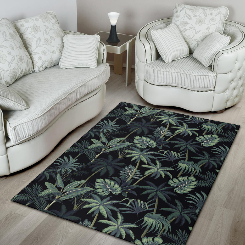 Rainforest Pattern Print Design RF02 Area Rugs