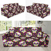 sugar skull Floral Pattern Sofa Slipcover