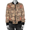 Cowboy Pattern Print Design 02 Women's Bomber Jacket