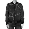 Marble Pattern Print Design 04 Women's Bomber Jacket