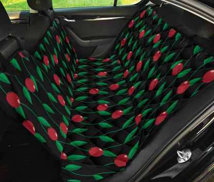 Cranberry Pattern Print Design CB01 Rear Dog  Seat Cover
