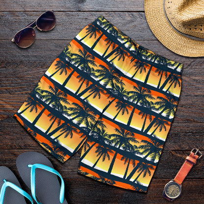 Palm Tree Pattern Print Design PT011 Mens Shorts