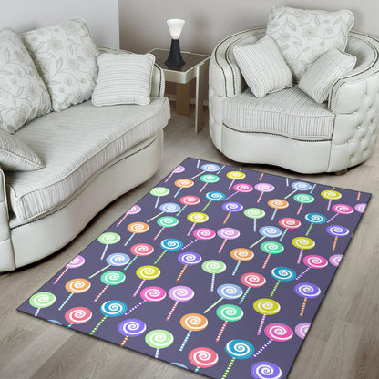 Lollipop Pattern Print Design LL03 Area Rugs