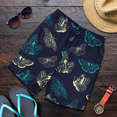 Monarch Butterfly Pattern Print Design 01 Mens Shorts