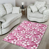 Cherry Blossom Pattern Print Design CB02 Area Rugs