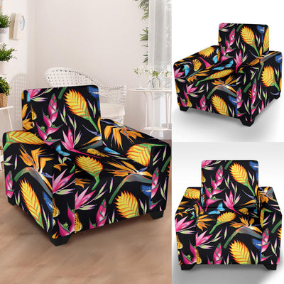 Tropical Flower Pattern Print Design TF016 Armchair Slipcover